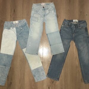 3 Pairs of Abercrombie & Fitch Kids Jeans Lot (Size: 5/6)